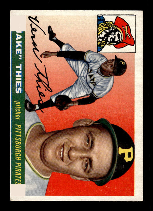 1955 Topps #12 Jake Thies Pittsburgh Pirates EX 10012820