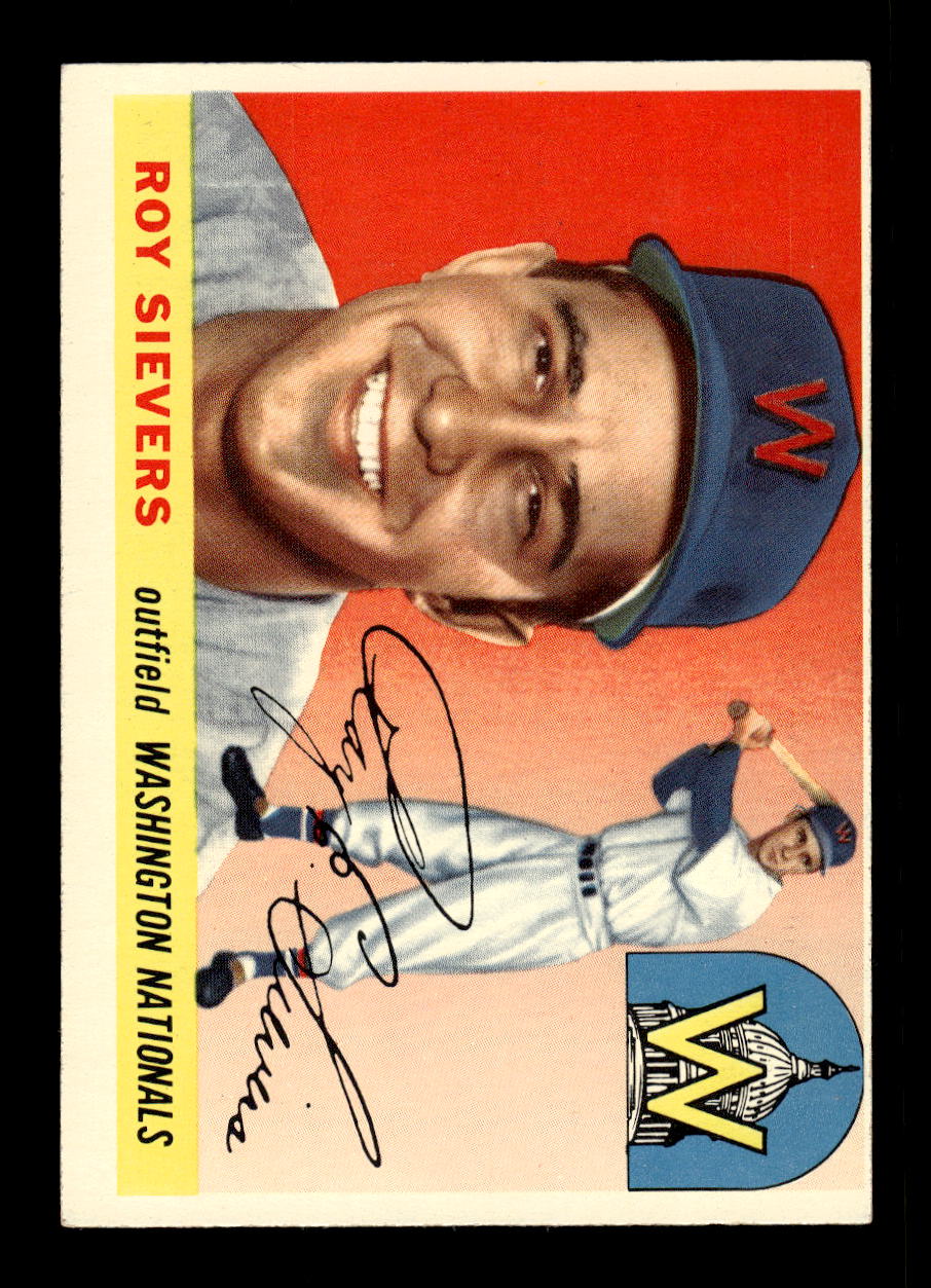 1955 Topps #16 Roy Sievers Washington Senators EX 10012821