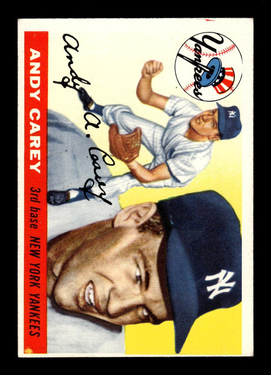 1955 Topps #20 Andy Carey New York Yankees EX 10012825