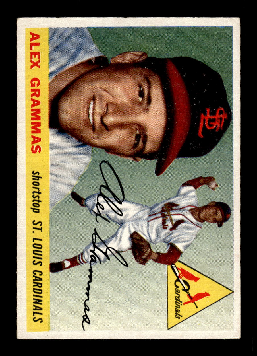 1955 Topps #21 Alex Grammas St. Louis Cardinals EX 10012826