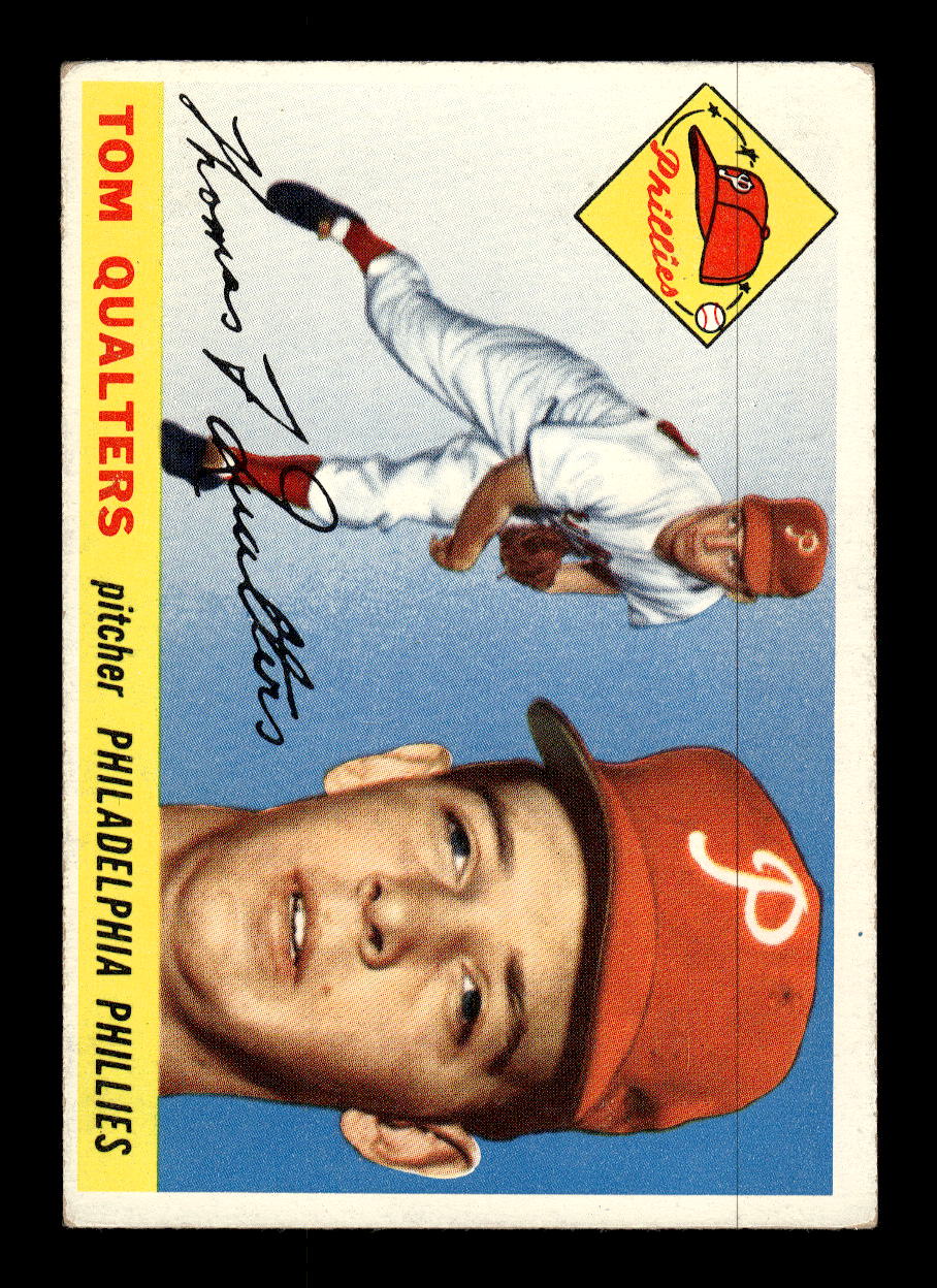 1955 Topps #33 Tom Qualters Philadelphia Phillies EX 10012830