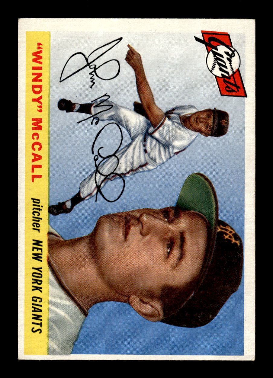 1955 Topps #42 Windy McCall New York Giants EX 10012835