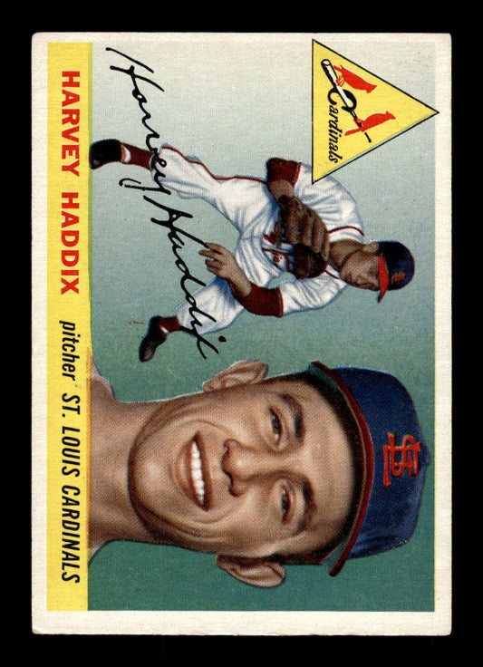 1955 Topps #43 Harvey Haddix St. Louis Cardinals EX 10012836