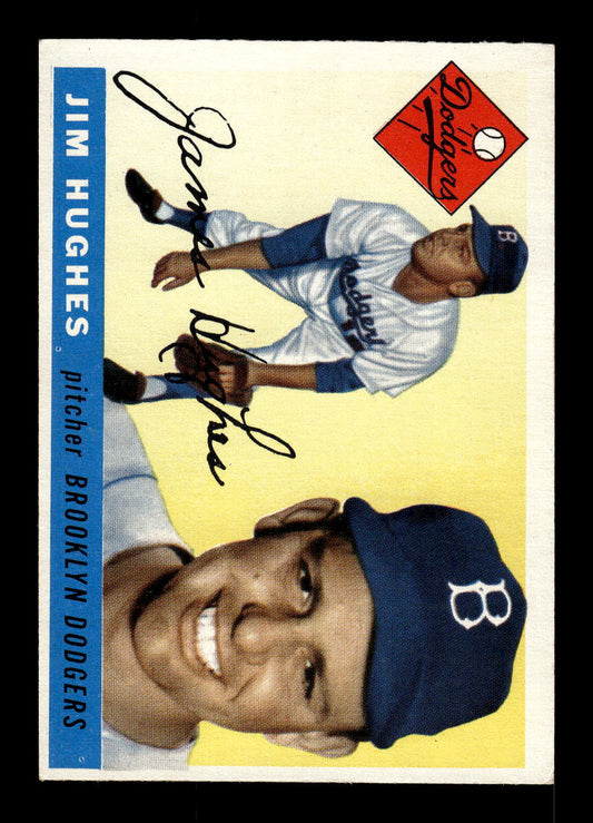 1955 Topps #51 Jim Hughes Brooklyn Dodgers EX 10012840