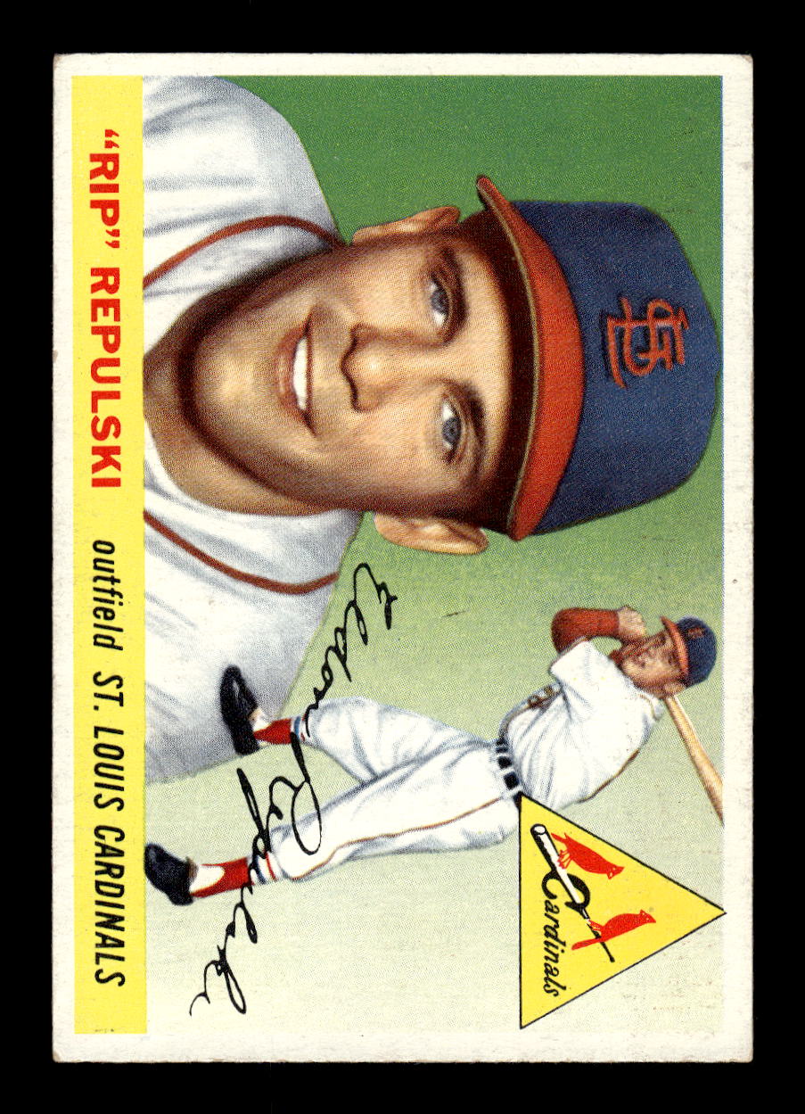 1955 Topps #55 Rip Repulski St. Louis Cardinals EX 10012843