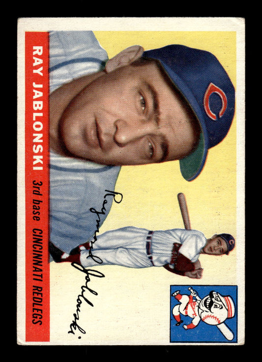 1955 Topps #56 Ray Jablonski Cincinnati Redlegs EX 10012844