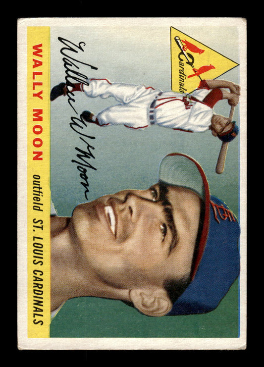 1955 Topps #67a Wally Moon St. Louis Cardinals EX 10012851