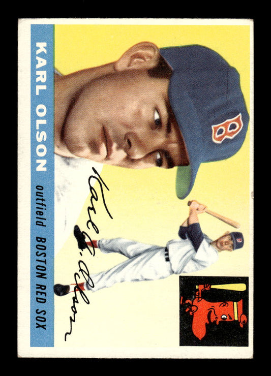 1955 Topps #72 Karl Olson Boston Red Sox EX 10012855