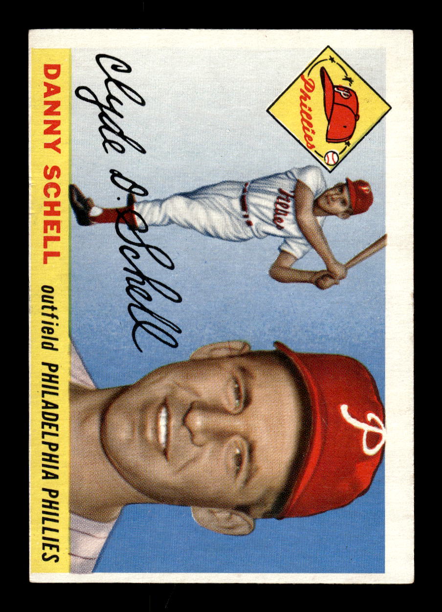 1955 Topps #79 Danny Schell Philadelphia Phillies EX 10012857