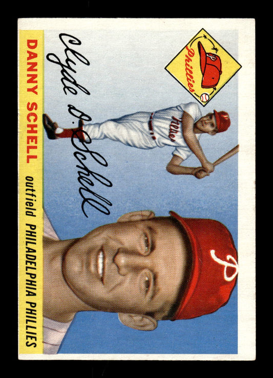 1955 Topps #79 Danny Schell Philadelphia Phillies EX 10012857