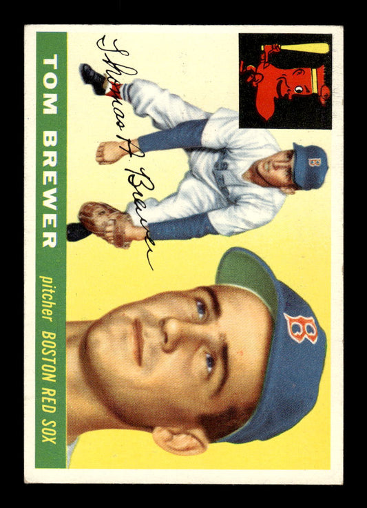 1955 Topps #83 Tom Brewer Boston Red Sox EX 10012858