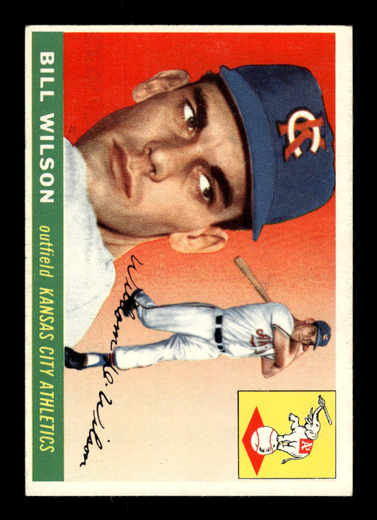 1955 Topps #86 Bill Wilson Kansas City Athletics EX 10012860