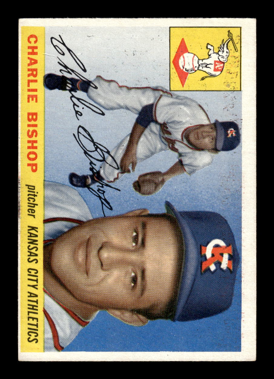 1955 Topps #96 Charlie Bishop Kansas City Athletics EX 10012864