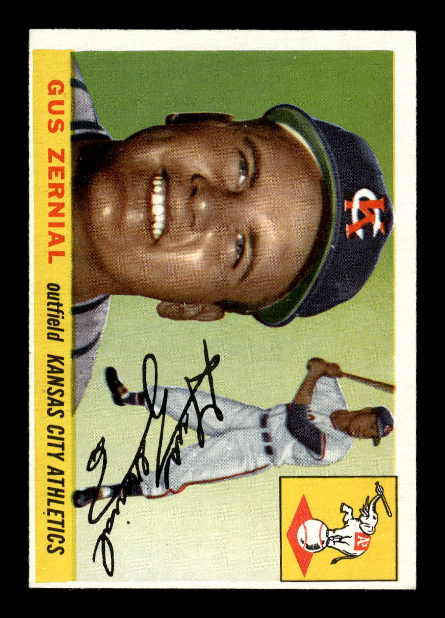 1955 Topps #110 Gus Zernial Kansas City Athletics EX 10012873