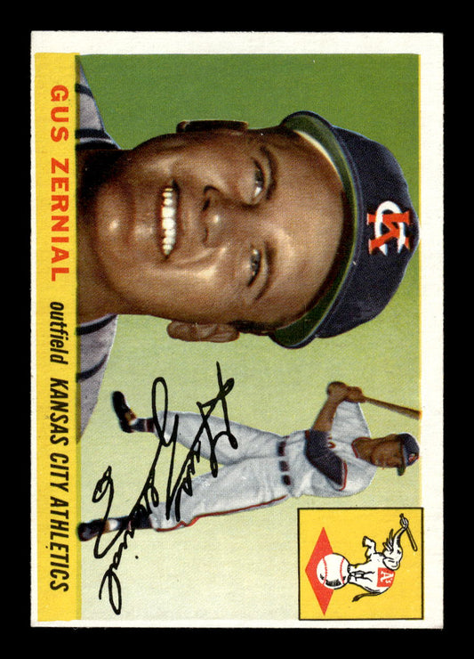 1955 Topps #110 Gus Zernial Kansas City Athletics EX 10012873