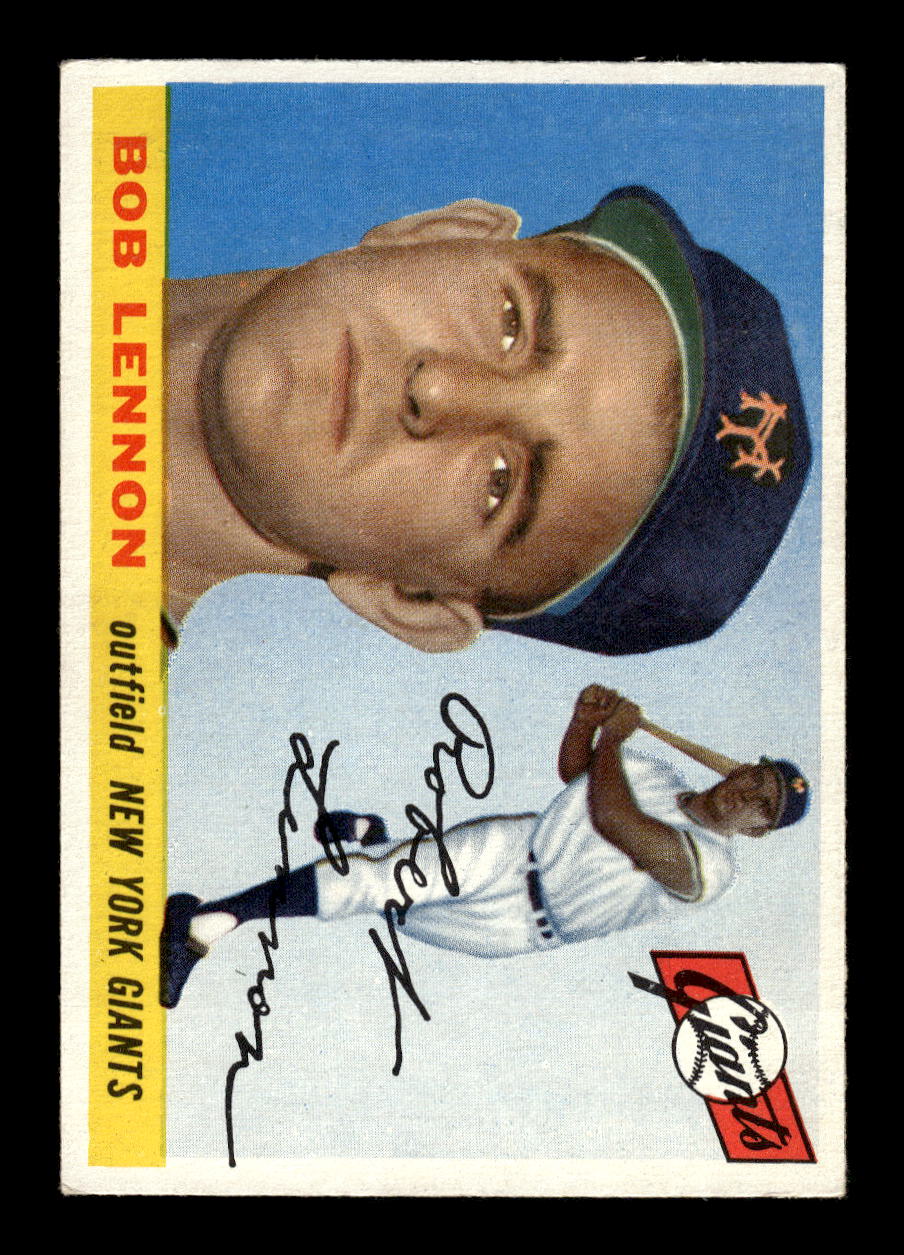 1955 Topps #119 Bob Lennon New York Giants EX 10012877