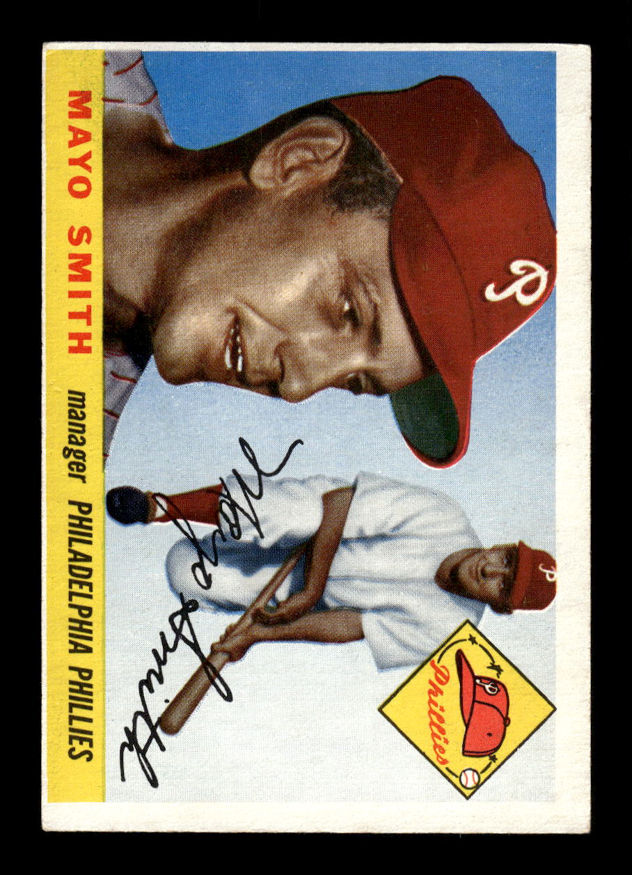 1955 Topps #130 Mayo Smith Philadelphia Phillies EX 10012883