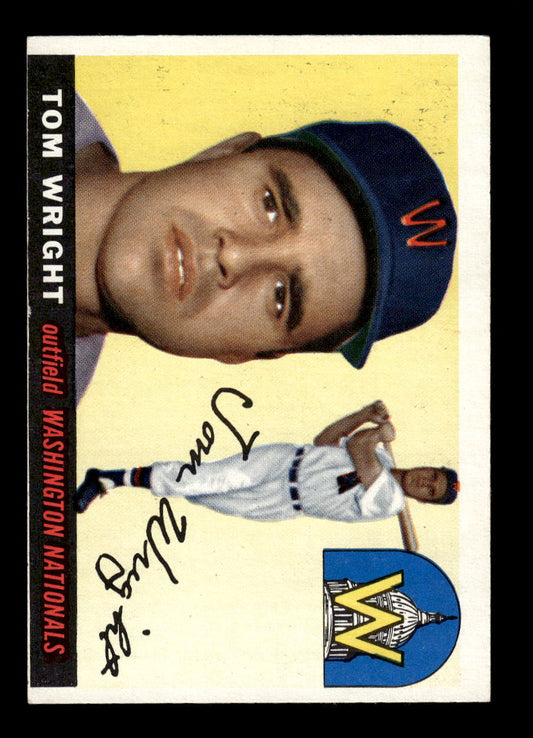1955 Topps #141 Tom Wright Washington Senators EX 10012889