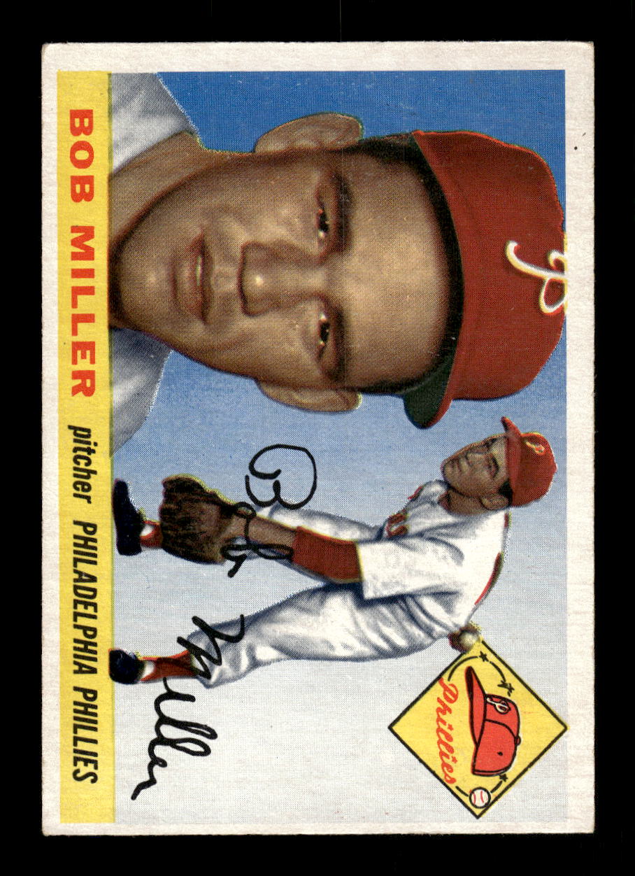 1955 Topps #157 Bob Miller Philadelphia Phillies EX 10012895