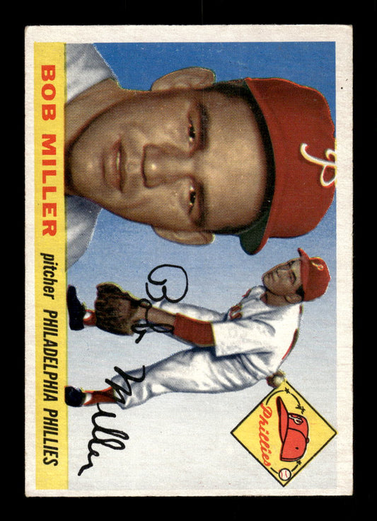 1955 Topps #157 Bob Miller Philadelphia Phillies EX 10012895
