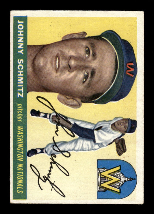 1955 Topps #159 Johnny Schmitz Washington Senators EX 10012897