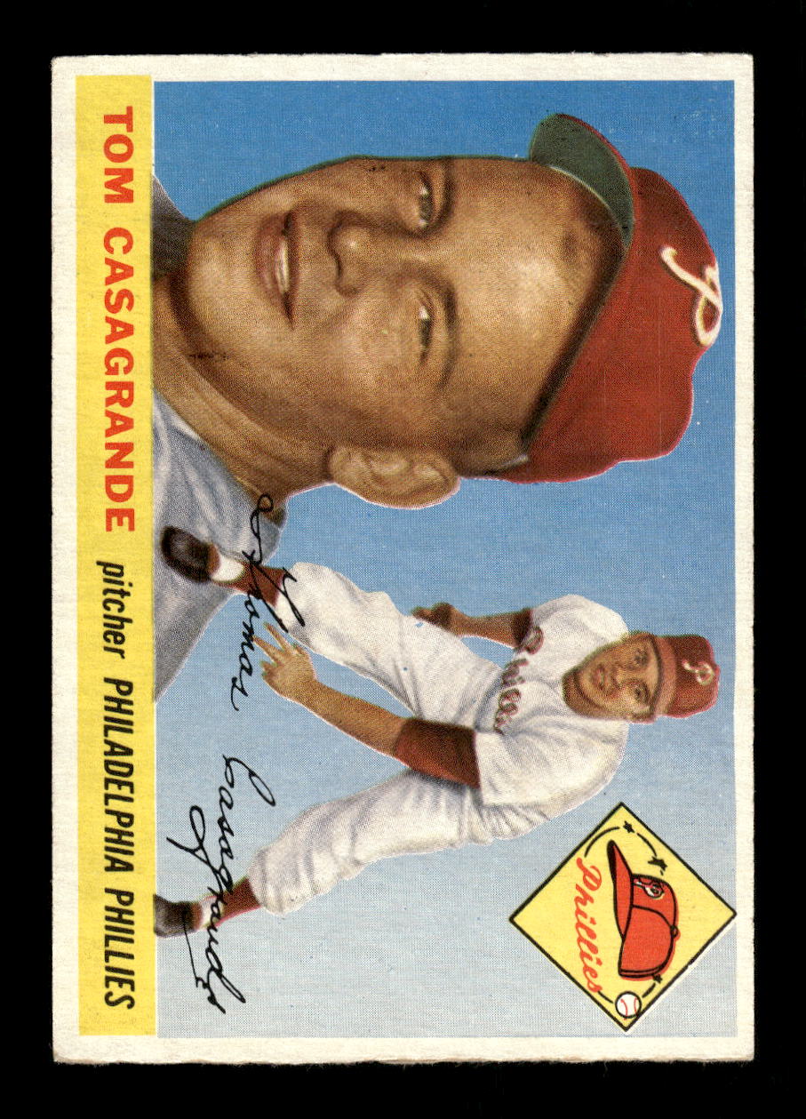 1955 Topps #167 Tom Casagrande Philadelphia Phillies EX 10012899