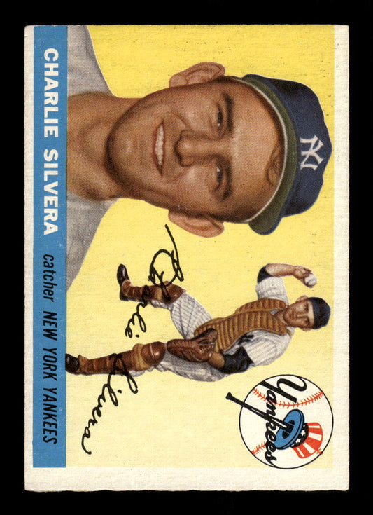 1955 Topps #188 Charlie Silvera New York Yankees EX 10012901