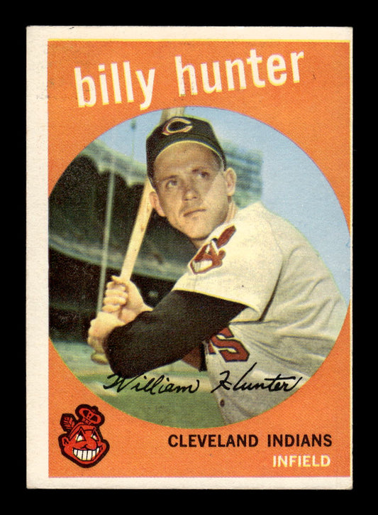 1959 Topps #11 Billy Hunter Cleveland Indians EXMT 10012909