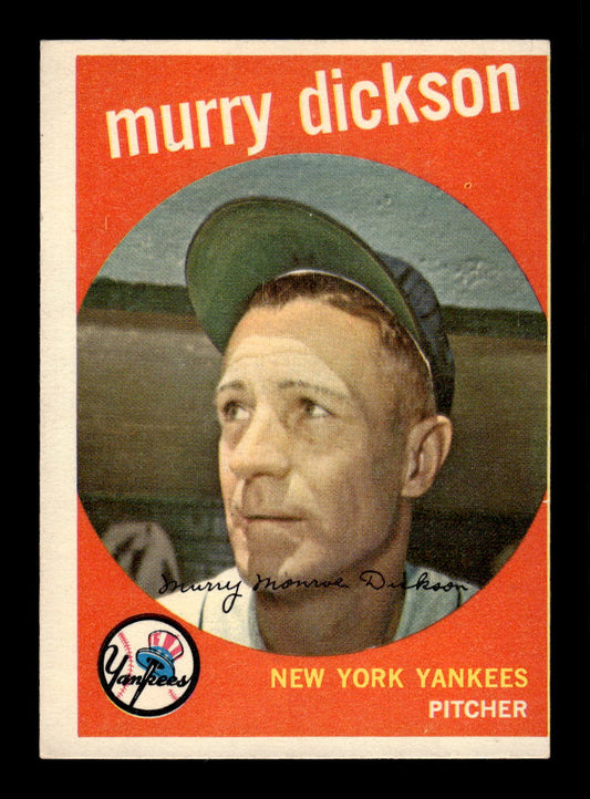 1959 Topps #23 Murry Dickson New York Yankees EXMT 10012916