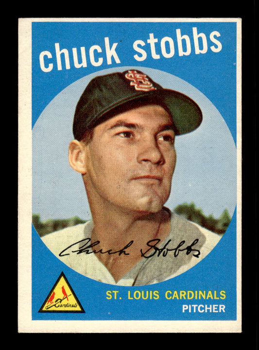 1959 Topps #26 Chuck Stobbs St. Louis Cardinals EXMT 10012919