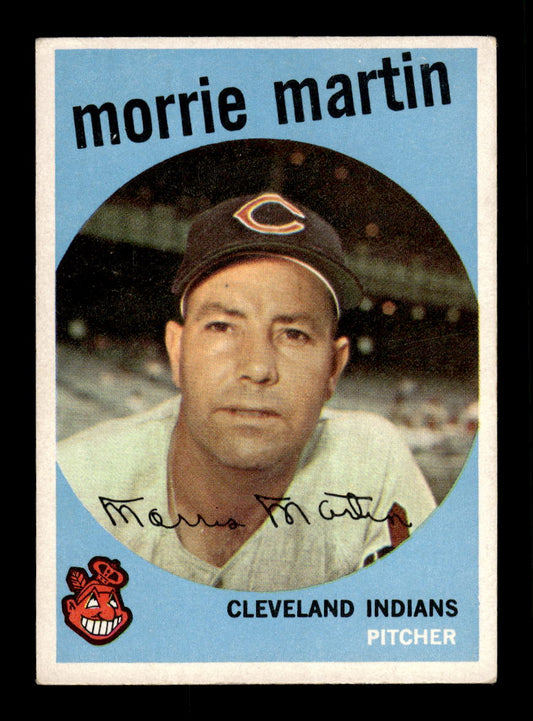 1959 Topps #38 Morrie Martin Cleveland Indians EXMT 10012923