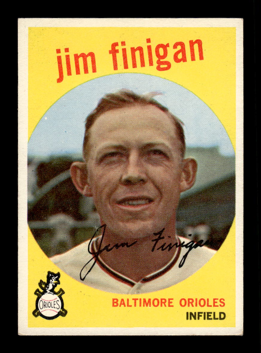 1959 Topps #47 Jim Finigan Baltimore Orioles EXMT 10012925