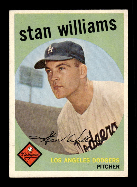 1959 Topps #53 Stan Williams Los Angeles Dodgers EXMT 10012926