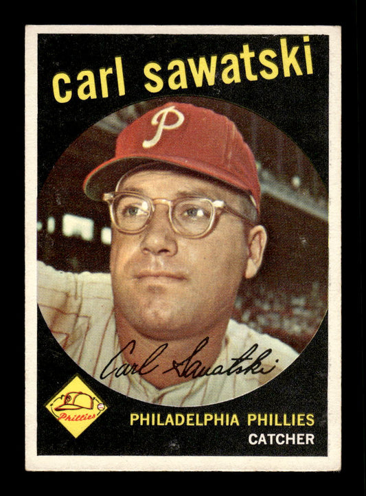 1959 Topps #56 Carl Sawatski Philadelphia Phillies EXMT 10012928