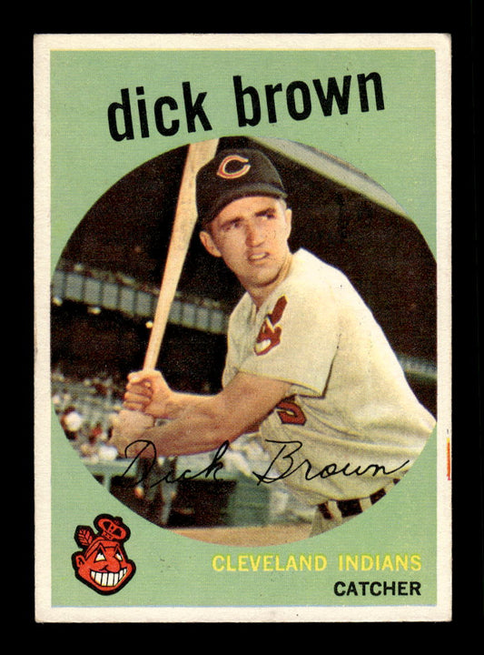 1959 Topps #61 Dick Brown Cleveland Indians EXMT 10012930
