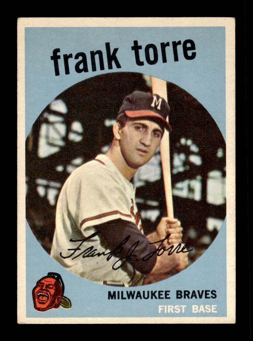 1959 Topps #65 Frank Torre Milwaukee Braves EXMT 10012932
