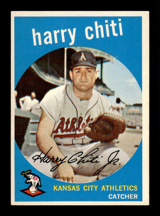 1959 Topps #79 Harry Chiti Kansas City Athletics EXMT 10012936