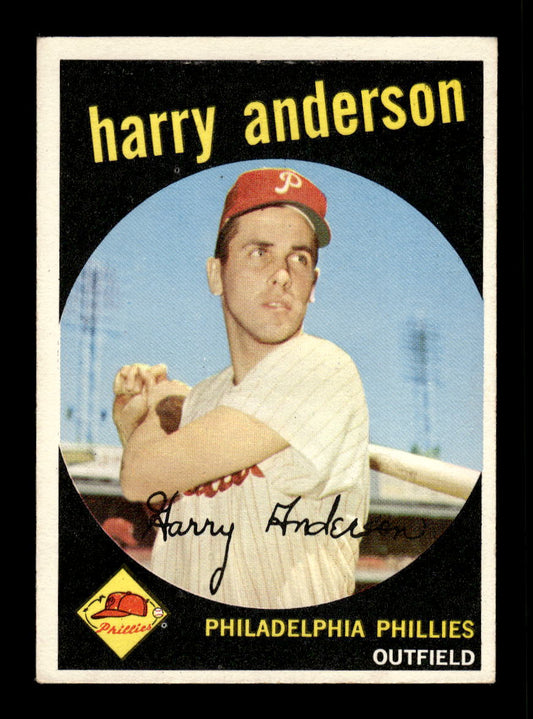 1959 Topps #85 Harry Anderson Philadelphia Phillies EXMT 10012939
