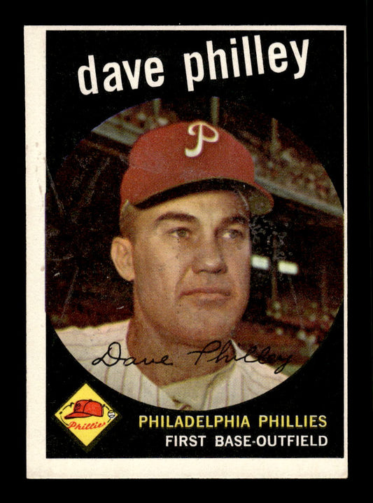 1959 Topps #92 Dave Philley Philadelphia Phillies EXMT 10012940