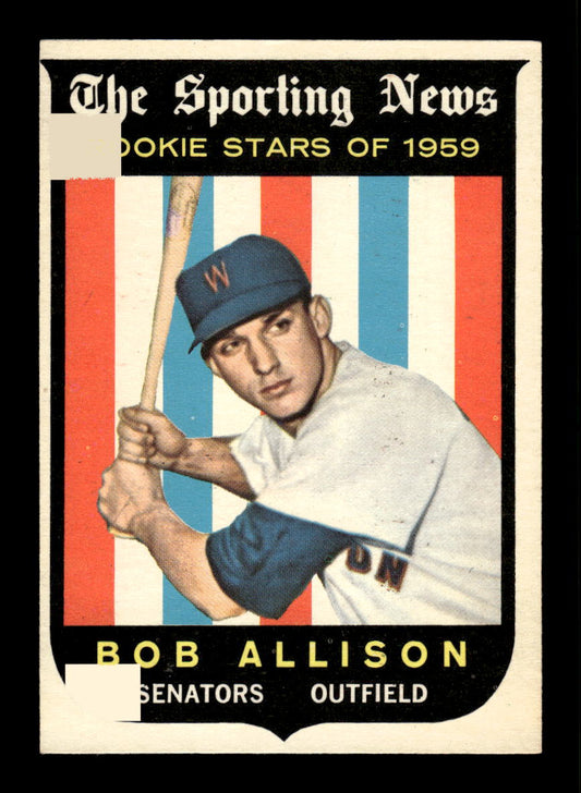 1959 Topps #116 Bob Allison Washington Senators EXMT 10012947