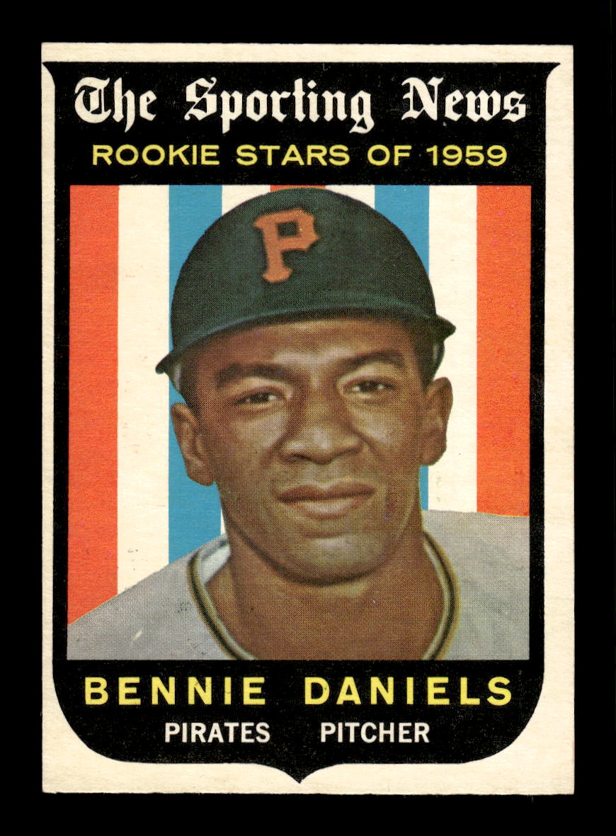 1959 Topps #122 Bennie Daniels Pittsburgh Pirates EXMT 10012952