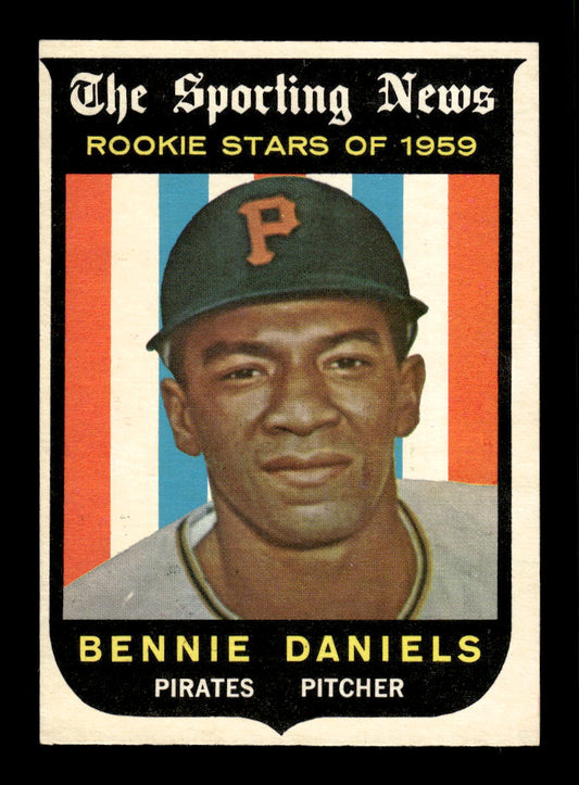 1959 Topps #122 Bennie Daniels Pittsburgh Pirates EXMT 10012952