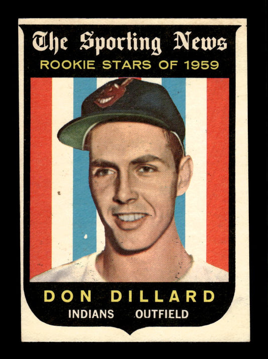 1959 Topps #123 Don Dillard Cleveland Indians EXMT 10012953