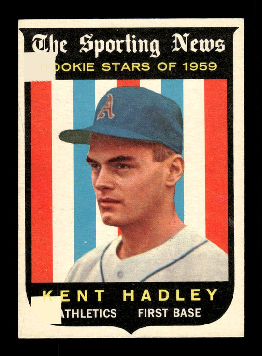 1959 Topps #127 Kent Hadley Kansas City Athletics EXMT 10012955