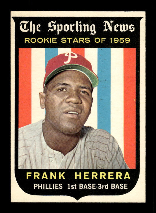 1959 Topps #129 Frank Herrera Philadelphia Phillies EXMT 10012956
