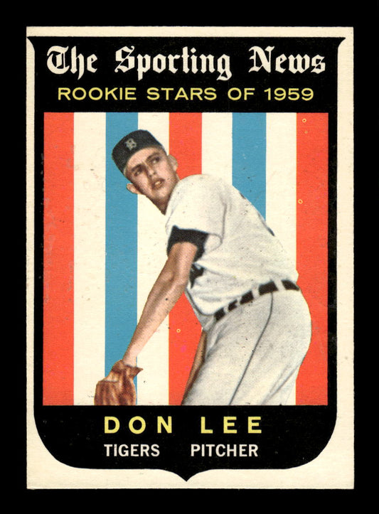 1959 Topps #132 Don Lee Detroit Tigers EXMT 10012957