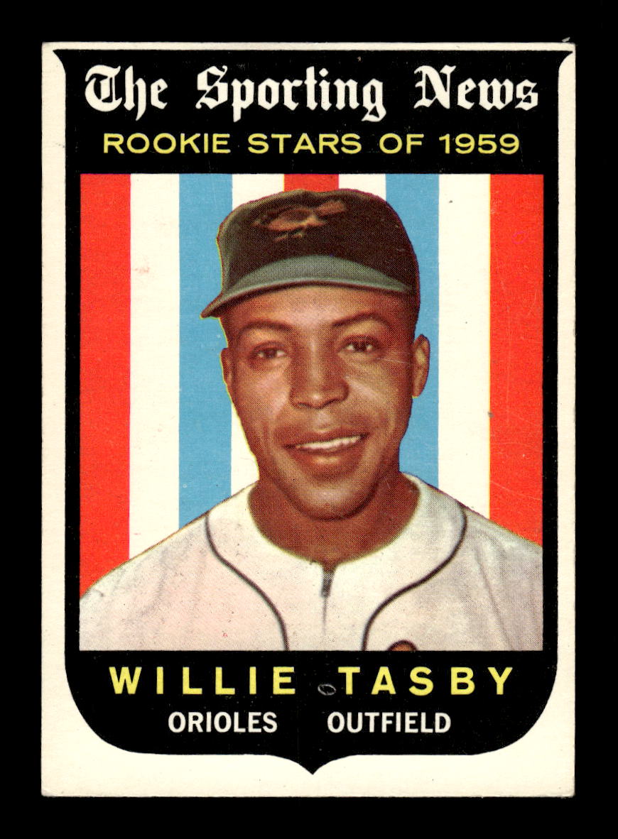 1959 Topps #143 Willie Tasby Baltimore Orioles EXMT 10012963