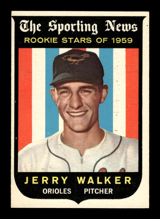 1959 Topps #144 Jerry Walker Baltimore Orioles EXMT 10012964
