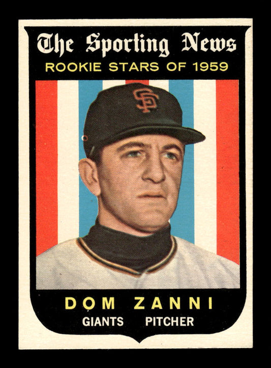 1959 Topps #145 Dom Zanni San Francisco Giants EXMT 10012965