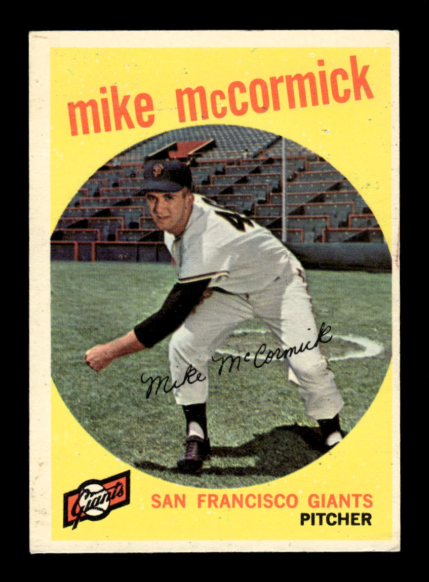1959 Topps #148 Mike McCormick San Francisco Giants EXMT 10012966